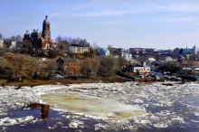 Лед тронулся / Ледоход на реке Клязьма (Владимирская область)