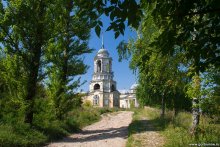 По дороге к храму / Старица. Храм Бориса и Геба
