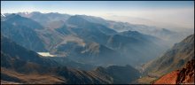 &nbsp; / панорама с пика Титова (3,850), Заилийский Алатау