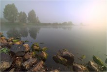 Осенняя. / Утро на озере Комарин.