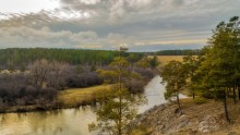 Осень на Белой / Снимок сделан с Арского камня — известного для туристов места.