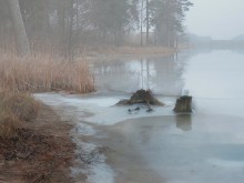 Январь на озере / Оз. Цнянка, что под Минском