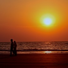 Закат .. / Аравийское море,Индия