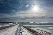 Зимняя дорога / пейзаж