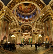 Исаакиевский собор / Санкт-Петербург.
Исаакиевский собор.
Панорама (16 кадров).