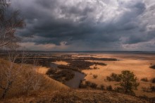 Небо хмурится... / Сибирь, Иркутская обл. долина реки Куда