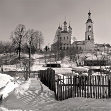 Зима в российской глубинке / В окрестностях Ярославля.