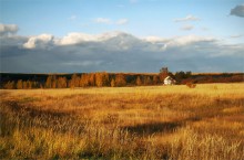 В интерьере осени / Октябрь. В вечернем свете.