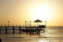 Восход на море / Раннее утро на пляже Египта