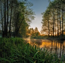 stretchy dawn / Утро на малой речке