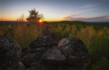 На закате дня... / сибирь