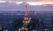 From Paris . . . / View from Montparnasse tower. 57th floor.