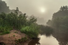 Туманная Черёха / Псковский район. Река Черёха.