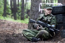 Боец. / Один из лучший бойцов нашей команды.