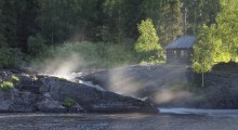 Рассветная / Карелия, водопад Ахвенкоски