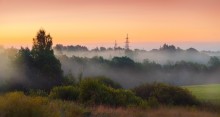 Ранним утром / Первое утро по дороге к Ладоге.