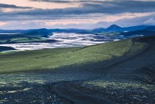 дорогами Исландии / На плато Исландии. Смеркалось...