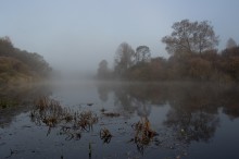 &nbsp; / туман река осень