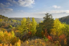 Не жалеет красок осень. / Самарская лука. Жигули.