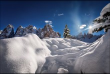 Мысли о зиме / Доломитовые Альпы, Италия.
