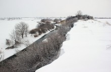 После снегопада / Зимняя река