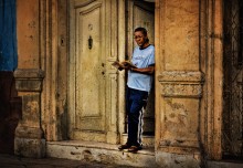 Утреннее чтение / Куба. Гавана.