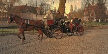 In the streets of Bruges. / ***