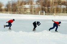 Полет на коньках / Зимний вид спорта
