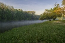 Туман на реке Псел / Туман на утренней реке