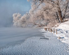 Одно мгновение зимы / река Воронка в Тульской обл.
