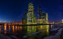 Москва-сити / Панорамный снимок (7 кадров)