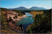 Приполярный Урал. Река Кожим / пленка, скан