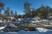 Mixed streams / Blakeney Rapids @ winter