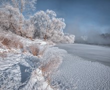 Зимние зарисовки / река Воронка Тула