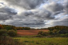 На деревне осенью / где-то возле трассы Минск-Гродно