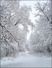 дзень першы. белым-па-белым / белым па белым.. -- ёсць такая тэхніка ў вышыўцы.. :)