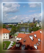 Крыши Вильнюса. / Столица Литвы - Вильнюс.