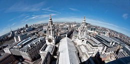 ...и все таки ОНА круглая.... / Вид на Лондон с высоты собора Св. Павла