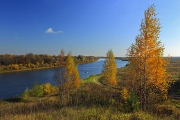 Про одинокую лодку / Клязьма. Осень