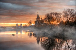 апрельский рассвет в Дунилово / Ивановская область Дунилово