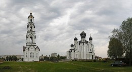 Новый старый Пинск / Церковь и колокольня в Пинске