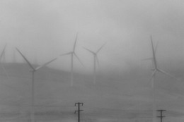 &nbsp; / Ветряные электростанции в горах. Калифорния.