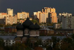 Измайлово в грозу / район Измайлово Москва