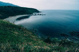 Лагуна / Лагуна в восточной стороне Сахалина, вид с мыса Острый