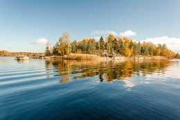 Тихий день в Ладожских шхерах / Осень, Ладога, шхеры