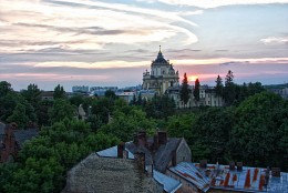 Львовские эскизы. Собор святого Юра / Собор св. Юра - кафедральный собор греко-католической церкви.