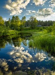 Вечер на Пигоме - реке... / Вологодчина...