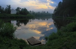 Затонувший мостик / описание