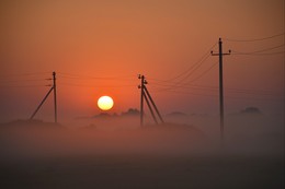 Ворота для Солнца / Туманный рассвет на окраине Гомеля