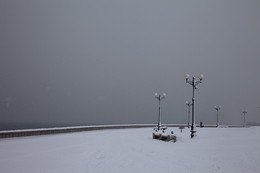 Прогулка по снегу Фонари / снег,фонари,город
